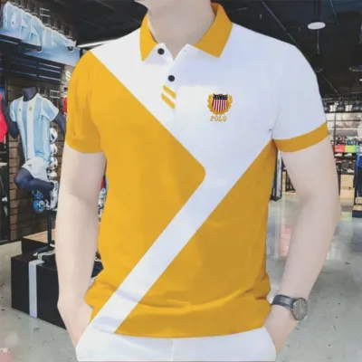Men's Casual PK Cotton Polo Shirt, 210 GSM, Sizes L and XL, 2 Colours