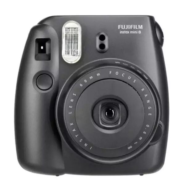 Fujifilm Instax Mini 8 Instant Camera with 10 Shots - Black