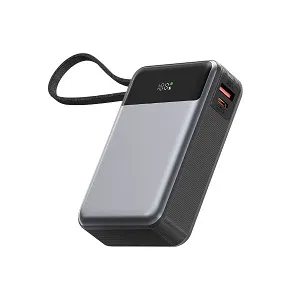 ACEFAST M21 20000mAh PD65W Fast Charging Power Bank with Built-in USB-C Cable