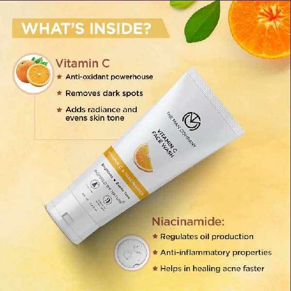 The Man Company Vitamin C Face Wash (100ml)