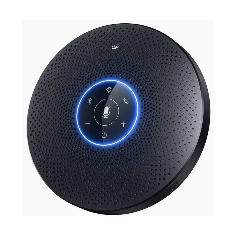 EMEET OfficeCore M2 Max Bluetooth or USB Portable Black Speakerphone