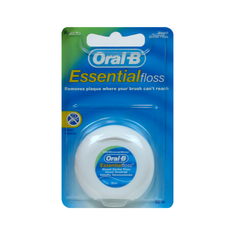 Oral-B Essential Dental Floss Waxed Mint 50m (Ireland)