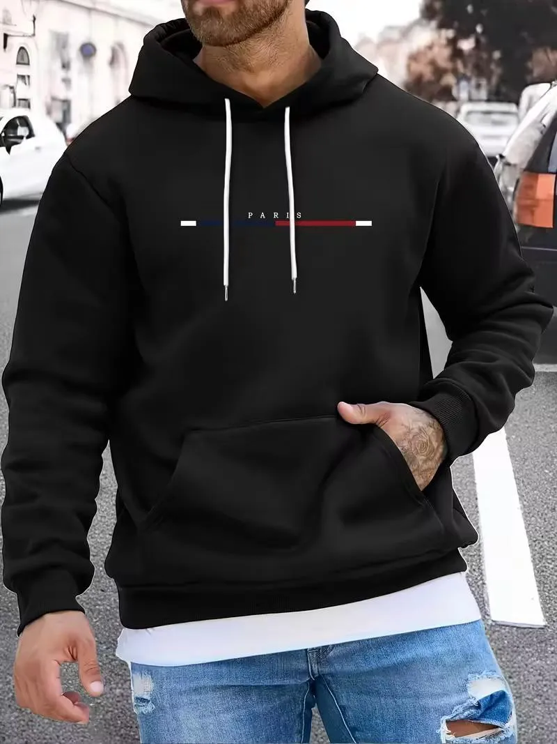 Men's Cotton Winter Hoodie, 280 GSM, Full Sleeve, 6 Colours