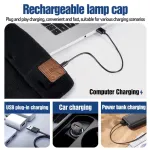 M1-BTD3 Rechargeable LED Light Beanie Hat – 1200lm Super Bright Headlamp Cap with Bluetooth 5.4 Wireless Music Headset & 3 Lighting Modes