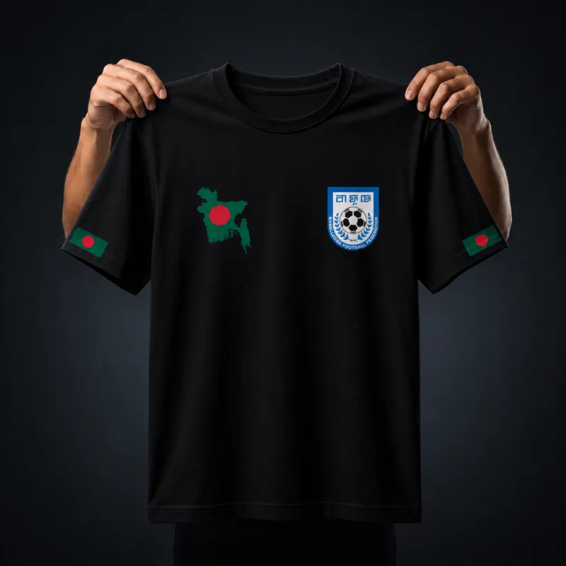 Bangladesh Football Edition Premium Drop-Shoulder