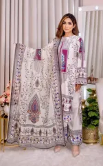Cotton Silk Three Piece with Silk Georgette Orna, 3 Colours