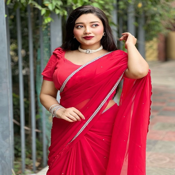 New Main materials georgate stone saree