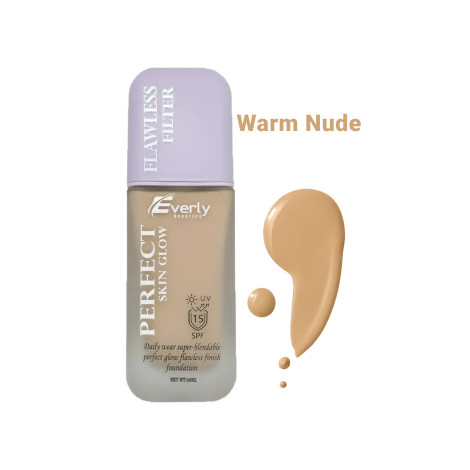 Everly Perfect Skin Glow Flawless Filter Foundation SPF15 - Warm Nude (China)
