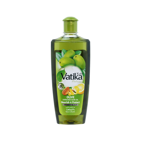 Vatika Naturals Nurish & Protect Olive Enriched Hair Oil 300ml (UAE)