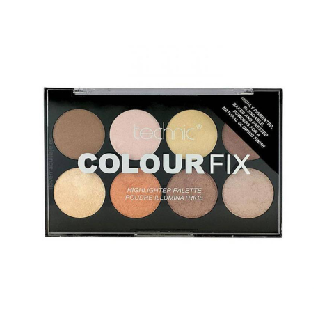 Technic Colour Fix Face and Body Baked & Pressed Powder Highlighter Palette (China)