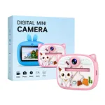 Kids Instant Print Camera with Thermal Printer - Cute Cat Design
