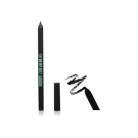 W7 Oh My Gel! Waterproof Soft Gel Eyeliner - Blackest Black (China)
