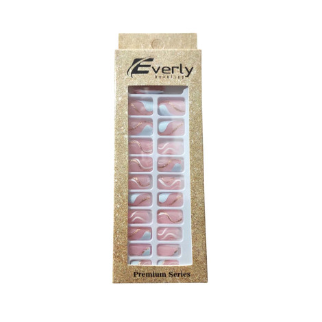 Everly Natural Fake Nails 24pcs - H211 (China)