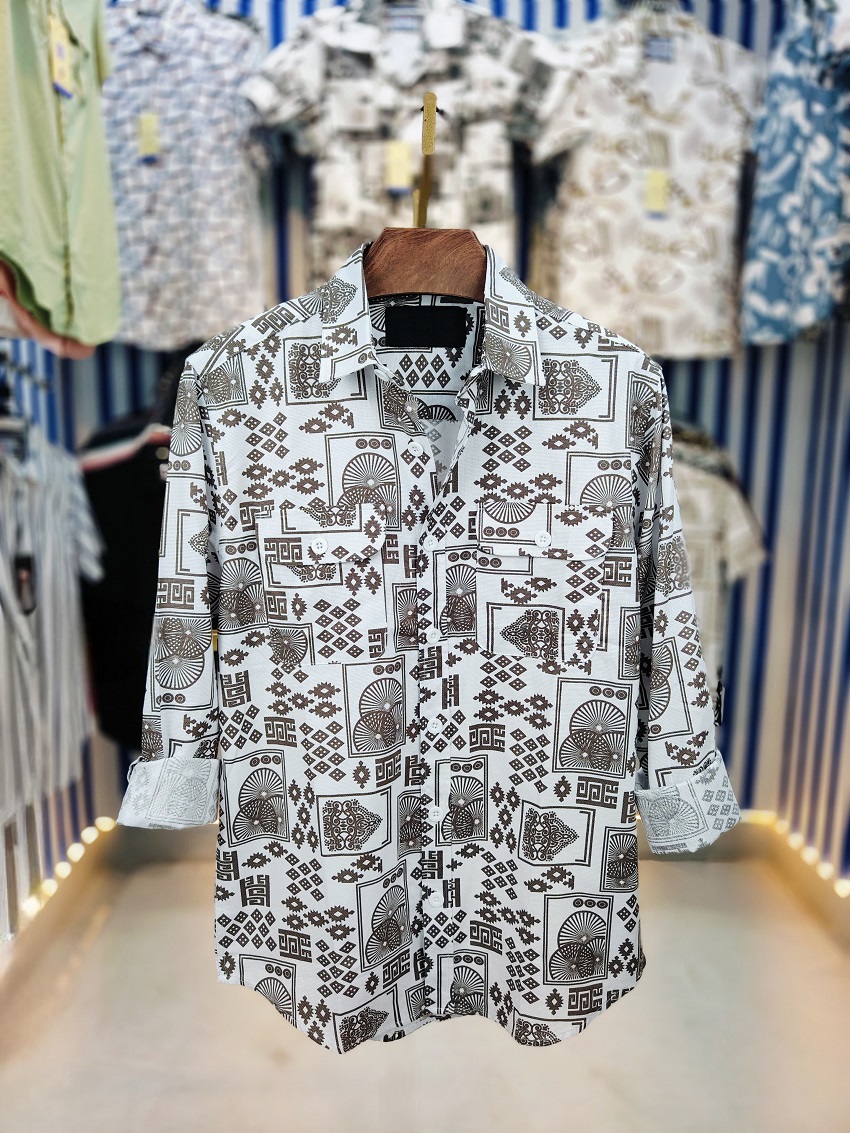 Men's AC Cotton Double Pocket Shirt with Lap Seam