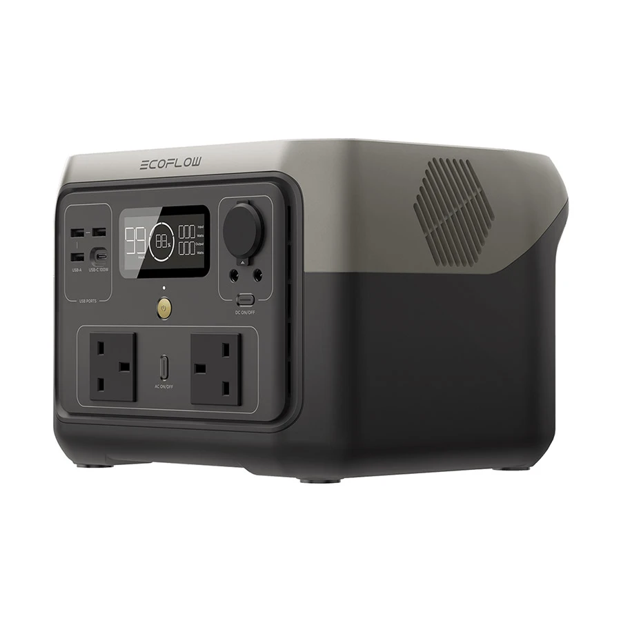 EcoFlow River 2 Max 512Wh 500W Output Gray Portable Power Station