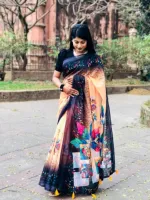 Bright Colour Chanderi Silk Saree, 12 Haath, 5 Colours