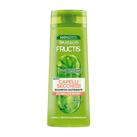 Garnier Fructis Capelli Secchi 2in1 Shampoo Nutriente 250ml (France)