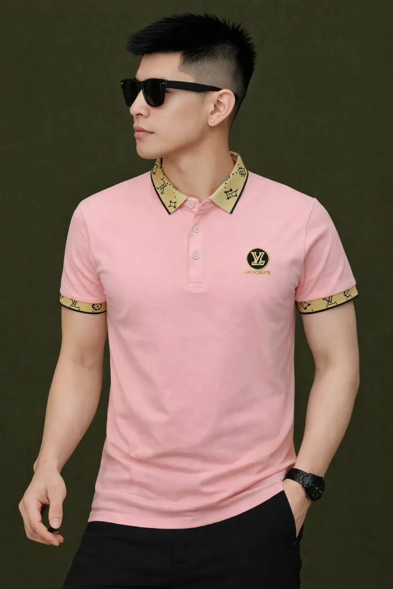 Men's Pure Cotton Polo Shirt, 200 GSM, Sizes M to XXL