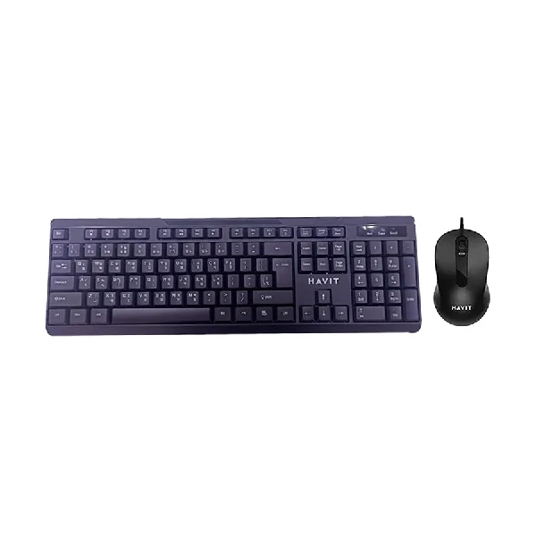 Havit KB270CM Black Wired Keyboard & Mouse Combo With Bangla