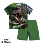 Kids' Poplin T-Shirt and Pant Set with Pocket, 1 to 12 Years