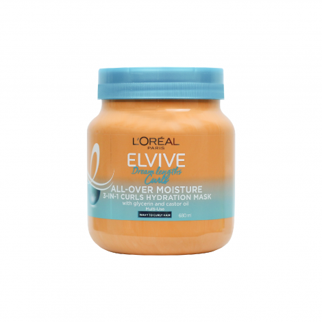 L'Oreal Elvive Dream Lengths Curls 3-in-1 Curls Hydration Mask 680ml (Spain)