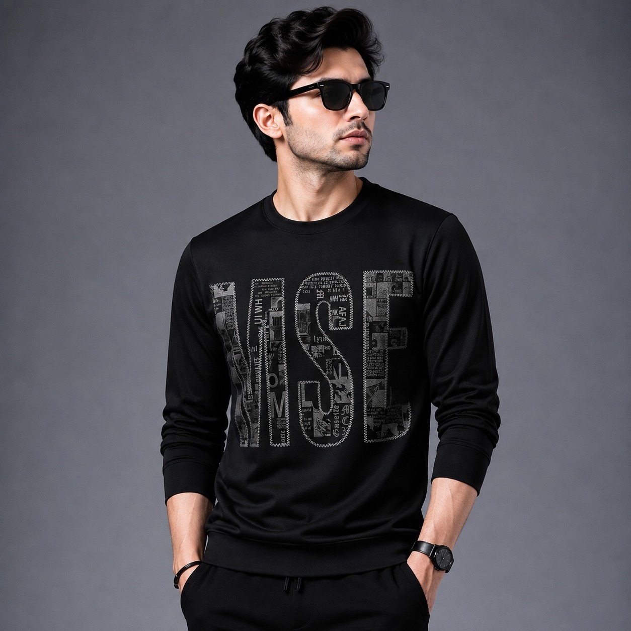 Men's Full Sleeve Polyester T-Shirt in Thin Jersey, 160 GSM