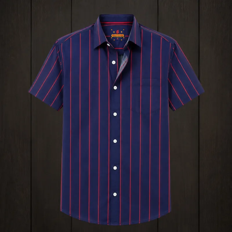 Men's Soft Cotton Half Sleeve Shirt, Sizes M to XXL