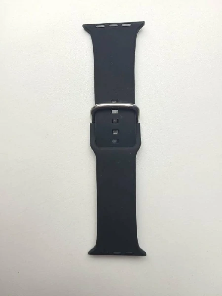 42mm-45mm Silicone Strap For smartwatch – Black Color