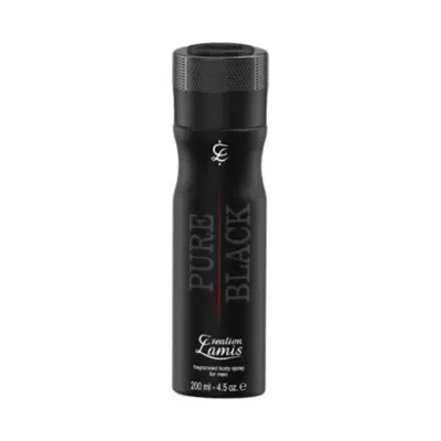 Creation Lamis Pure Black Body Spray For Man 200ml (UAE)