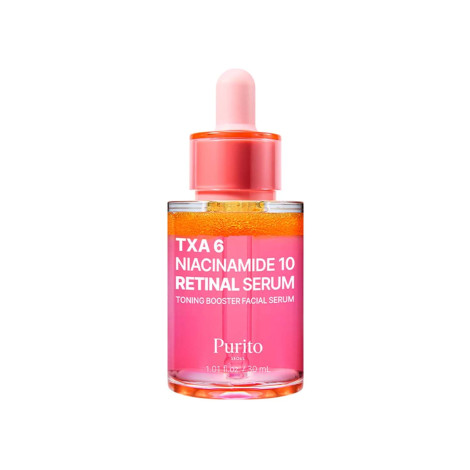 Purito TXA 6 Niacinamide 10 Retinal Serum Toning Booster Facial Serum 30ml (Korea)