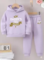 Boys' and Girls' Brushed Hoodie and Pant Set, 0 to 10 Years