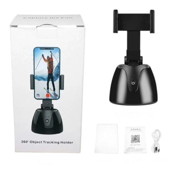 360-degree intelligent automatic tracking gimbal rotating mobile phone holder face recognition