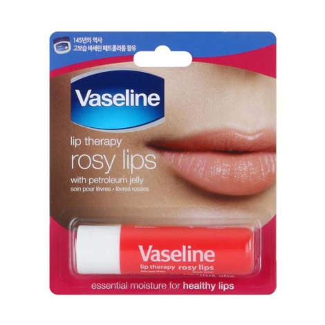 Vaseline Lip Therapy Rosy Lips With Petroleum Jelly 4.8g (Korea)
