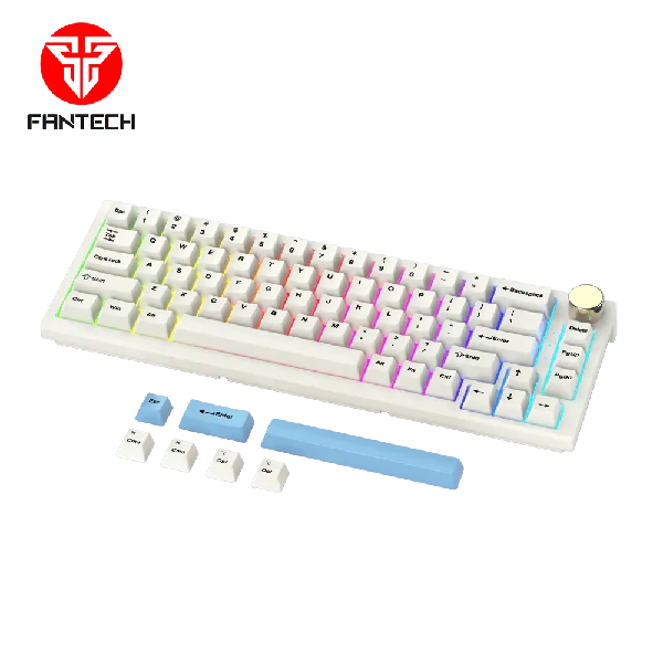 Fantech MAXFIT67 MK858 Space Edition RGB Kailh Box White Switch Mechanical Hotswap Keyboard