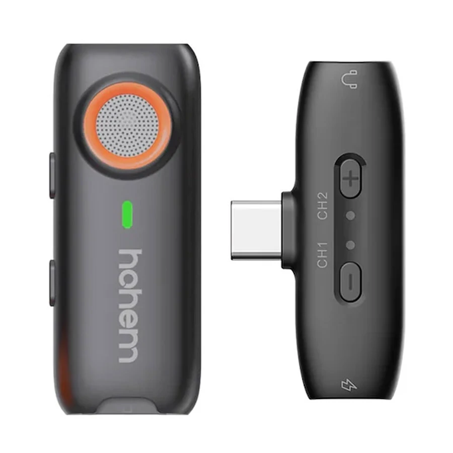 Hohem MIC-01 (1TX + 1RX) Black Wireless Microphone