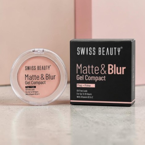 Swiss Beauty Matte & Blur Gel Compact Prep + Prime 5g