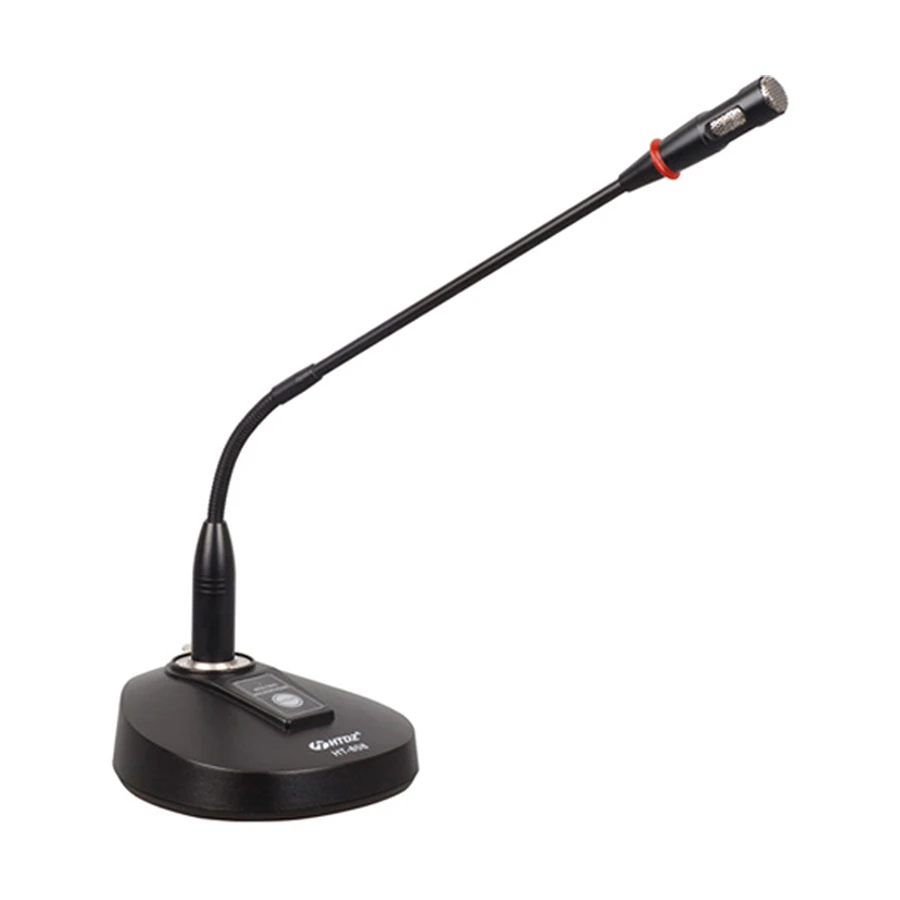 HTDZ HT-808 Wired Hypercardioid Gooseneck Black Microphone