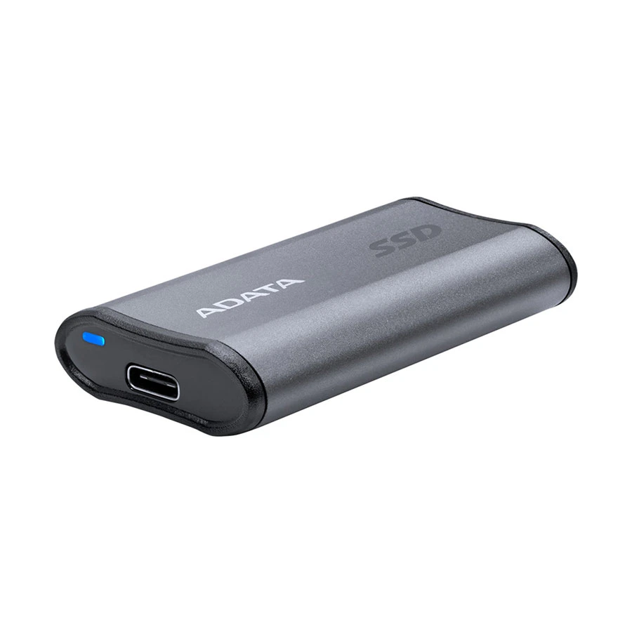 ADATA Elite SE880 2TB USB 3.2 Type-C Portable Gray External SSD