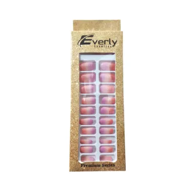 Everly Natural Fake Nails 24pcs - H210 (China)