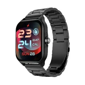 Fastrack Vivid Black AMOLED Bluetooth Calling Smart Watch