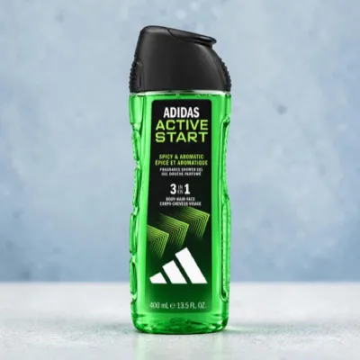 Adidas Active Start Spicy & Aromatic 3 In 1 Fragrance Shower Gel 400ml (Spain)