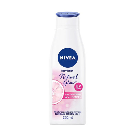 Nivea UV Filter With Even Tone Complex & Vitamin C Natural Glow Body Lotion 250ml (Spain)