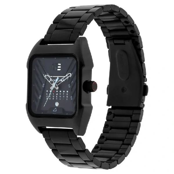 Fastrack NS3249NM01 Gamify Quartz Analog with Day and Date Black Dial Metal Strap Watch