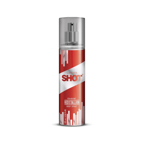 Layer'r Shot Red Stallion Fragrant Body Spary 135ml (India)