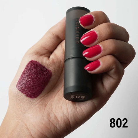 Guerniss Luxely Matte Lipstick - 802 (Hong Kong)