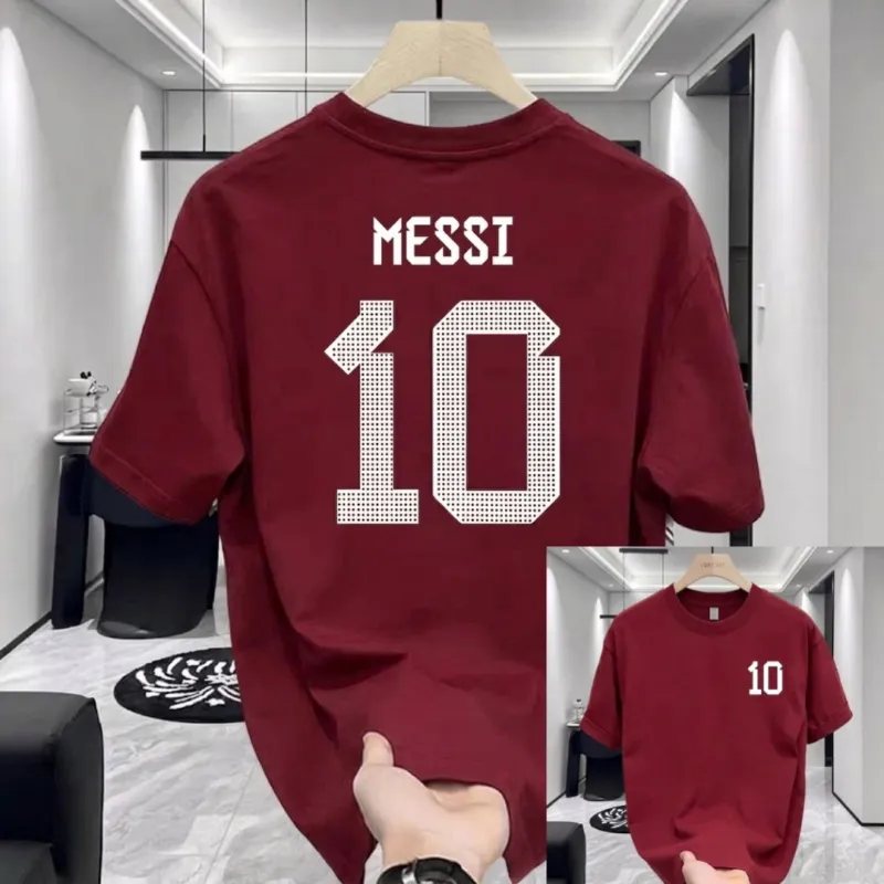 Men's Drop Shoulder T-Shirt in Cotton-Polyester Blend, Sizes M to XXL