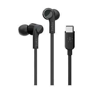 Belkin SoundForm G3H0002btBLK Black Earphone with Type-C Connector