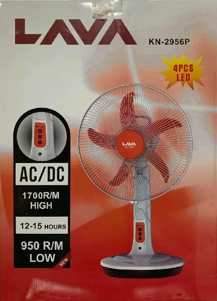 Lava_Rechargeable Fan KN-2956P