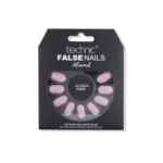 Technic Almond 24 False Nails With Glue - Gloss Nude (China)