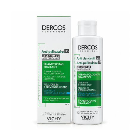 Vichy Dercos Anti Dandruff DS Salicylic Acid Dermatological Shampoo 200ml (Spain)